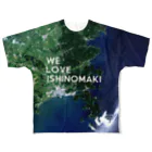 WEAR YOU AREの宮城県 石巻市 Tシャツ 両面 All-Over Print T-Shirt