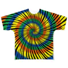 猫と釣り人のPATTERN_1K フルグラフィックTシャツ