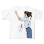 村川 里のくっつく All-Over Print T-Shirt