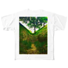 4kokuのどこかに続く道 All-Over Print T-Shirt