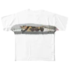 斜め上支店の棒猫 - the straight cat - All-Over Print T-Shirt