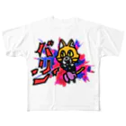 キャットＣのこうじょうけんがくの亜空間からギリギリ脱出したキャットC フルグラフィックTシャツ