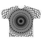 謎モノ店のX交差円 All-Over Print T-Shirt