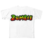 EEEEEEAT YOUのZOMBIE フルグラフィックTシャツ