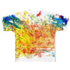 くま(5)のnewspaper print All-Over Print T-Shirt