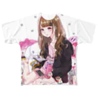 めたんのみせの依存ちゃん フルグラフィックTシャツ