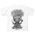  Dark blancoのDark blanco "Monster 17" フルグラフィックTシャツ