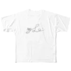 ___an08の（偽）英文字Tシャツ All-Over Print T-Shirt