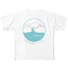 flip waterのflip water  wave Tシャツ All-Over Print T-Shirt