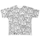 ひつじ屋さん＠suzuri店のカイピいっぱいＴシャツ（リオウグレー） フルグラフィックTシャツ