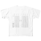 datemarknoteのウィークリーリフィル datemarknote All-Over Print T-Shirt