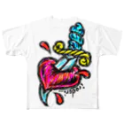 いろどり屋さんのハート直撃 All-Over Print T-Shirt