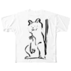 ただようプ二のまねくねこ All-Over Print T-Shirt