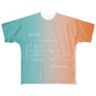 れおまるのMaxwell eq. All-Over Print T-Shirt