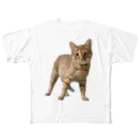 猫ねこネコ!チャム&シロのチャム&シロ All-Over Print T-Shirt