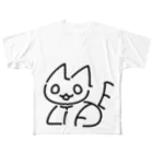 えいくらのNO CAT NO LIFE 香箱 フルグラフィックTシャツ