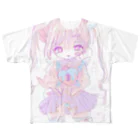 lumiereのあんろっくハート フルグラフィックTシャツ