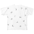 ナオ / CandyLip店のロゴ：ランダム フルグラフィックTシャツ