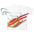 五十嵐灯の電蟲 フルグラフィックTシャツ