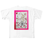 🍀森葉子グッズ🍀の♡愛♡ フルグラフィックTシャツ