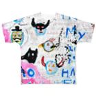 DoiMayumiのPOP ART（HAPPY END） フルグラフィックTシャツ