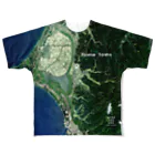 WEAR YOU AREの秋田県 南秋田郡 Tシャツ 両面 All-Over Print T-Shirt