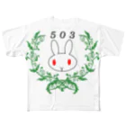 月兎亭の５０３ フルグラフィックTシャツ