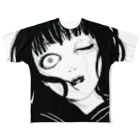 Mizna Wadaの片目嬢 フルグラフィックTシャツ