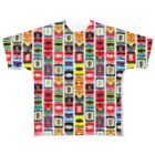 ソーメンズのカラフル乾電池 All-Over Print T-Shirt