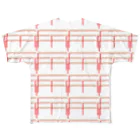 ソーメンズの赤鉛筆ボーダー All-Over Print T-Shirt