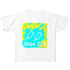 トマト農家３倍速のSODA ICE フルグラフィックTシャツ