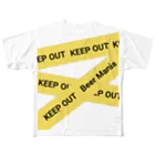 Beer ManiaのKEEP OUT！ All-Over Print T-Shirt