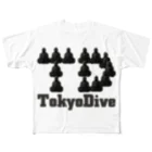 Tokyo Dive ⅡのTokyoDive2ロゴ All-Over Print T-Shirt