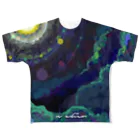 ælicoのmoonlight garden 01 All-Over Print T-Shirt