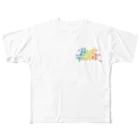 新波 歩/ARSWALKERのBREAK THE BORDER モザイクロゴ【スポーツ兼用】 All-Over Print T-Shirt