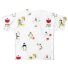 AMIT工房のたのしいペンギン All-Over Print T-Shirt
