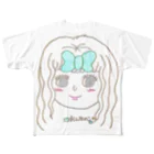 おてふき仙人のかわいいかわいいきょうこちゃん フルグラフィックTシャツ