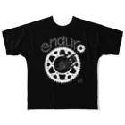 SLORIDEのSprocket(White) フルグラフィックTシャツ