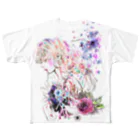 おはぎ屋の花 フルグラフィックTシャツ