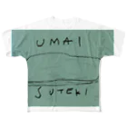 SUTEKISHOPのUMAI SUTEKI フルグラフィックTシャツ