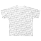 キツネイモリの人のキツネイモリづくし 白 All-Over Print T-Shirt