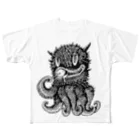  Dark blancoのタコモンスター All-Over Print T-Shirt