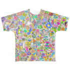 tunralのしきつめ怪獣 All-Over Print T-Shirt