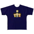 HappyGorillaの紺-1 All-Over Print T-Shirt