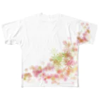 TOMO工房の花花花 フルグラフィックTシャツ