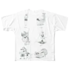 タカウチ ミユウのpencil drawings All-Over Print T-Shirt