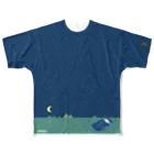 ジョシュ☪︎の満点の夜空と夢見るひつじT All-Over Print T-Shirt