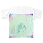 °+nono+°のunicorn Goods space ver 1 フルグラフィックTシャツ