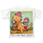 あかるいみらいけんきゅうじょのTAIL All-Over Print T-Shirt