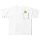 Tama☆のポケットinコ フルグラフィックTシャツ